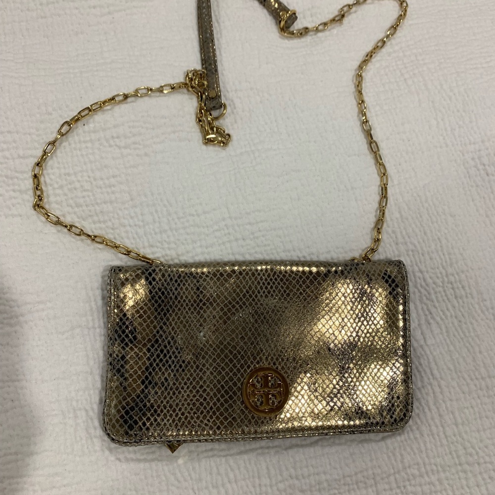 Tory Burch Gold Chain wallet